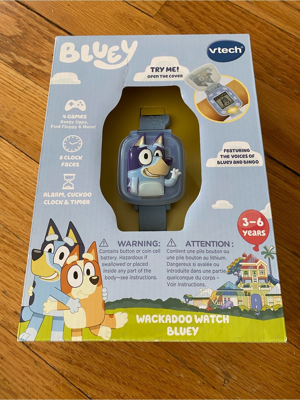 VTech Bluey Wackadoo Kids Watch - Blue